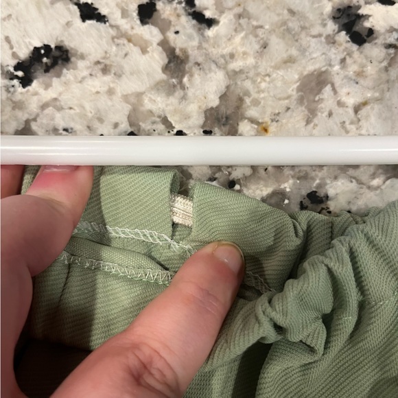 70s avocado green Palazzo Pants - small medium | Vintage Bell Bottom Trousers - Picture 4 of 6